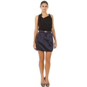  Navy Silk Skirt 