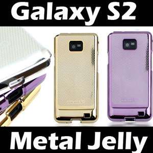 Samsung Galaxy S II 2 i9100 S2 Shining Metal Jelly Soft Case Cover 
