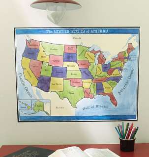 Large USA Wallpaper Wall Mural Map of the United States of America 