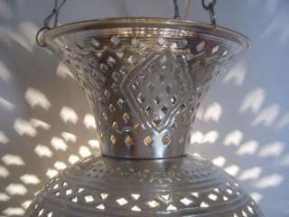 Moroccan Silver Plated Pendant Lamp Chandelier Lighting  