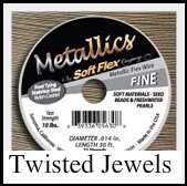 Soft Flex Antique Brass 21 Strand Metallics Wire