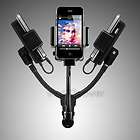 Car Kit FM Radio Transmitter Mount Cable For iPhone iPod nano touch 1 