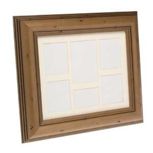 Fetco International 8 X 10 Antique Wood Frame, Collage Pecan with 