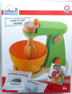 Educo Whip It Up Mixer wooden toy 28421  