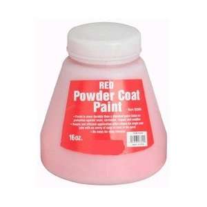  16 Oz. Powder Coat Paint, Red Automotive