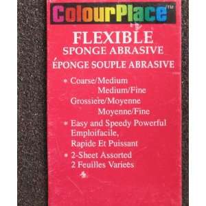  ColourPlace Flexible Sponge Abrasive Pack of 2
