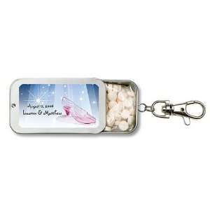Wedding Favors Crystal Sh Cinderella Theme Personalized Key Chain Mint 