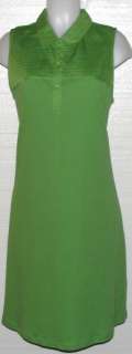 NEW Liz Claiborne New York Sleeveless Polo Dress w/ Pleated Yoke 