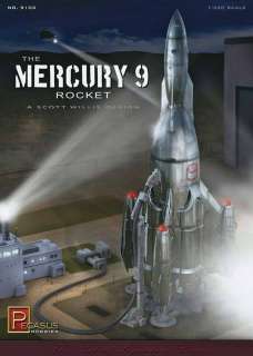Pegasus Mercury 9 Rocket model kit 1/350  