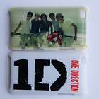 2Pcs one direction band ipod itouch 4th case cover B00
