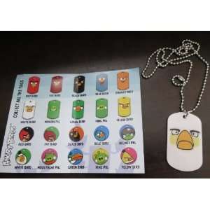  ANGRY BIRDS   WHITE BIRD SERIES 1 DOG TAG #13 of 20 Toys 