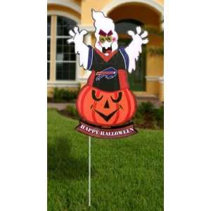  20 Lighted NFL Buffalo Bills Happy Halloween Yard 