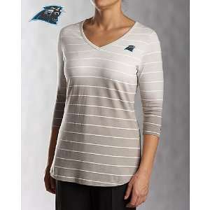   Panthers Womens 3/4 Sleeve Goal Line T Shirt