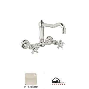  Rohl A1456XPN 2 Polished Nickel Country Kitchen Lead Free 