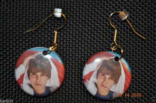 NEW JUSTIN BIEBER hanging earrings teen bieber fever  