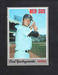 1970 Topps Baseball #10 CARL YASTRZEMSKIEXMT  