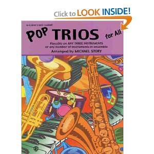  Pop Trios for All B Flat Clarinet, Bass Clarinet 