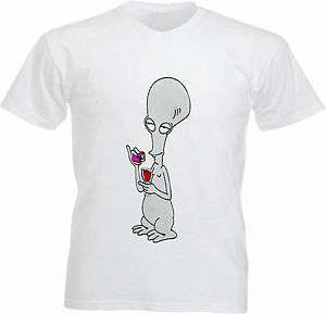 Roger the Alien T shirt Cartoon American Dad inspired Tee  