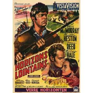  Far Horizons (1955) 27 x 40 Movie Poster Belgian Style B 