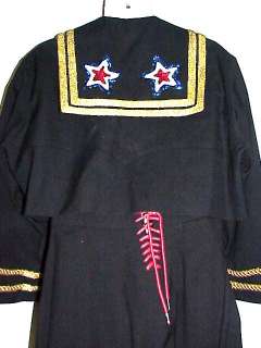 RARE MENS DANCER SAILOR NAVY OUTFIT SEQUINED MUSICAL  