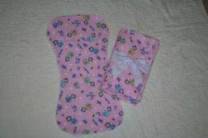 Boutique Cute Fairy Personalized Baby Blanket & Burpie  