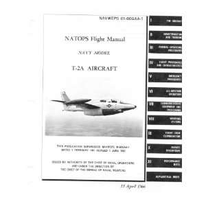  North American Aviation T 2 A Aircraft Flight Manual 