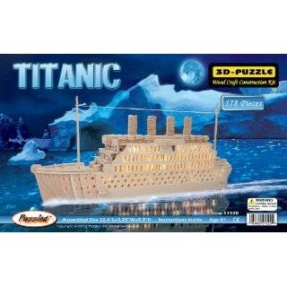 Puzzled, Inc. 3D Natural Wood Puzzle   Titanic