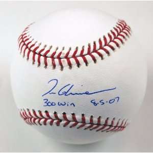   Autographed MLB Baseball Inscribed 300 Win 8 5 07