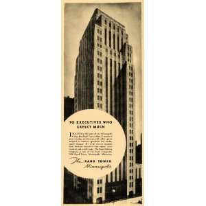  1931 Ad Rand Holding Co Minneapolis Tower 26 story 