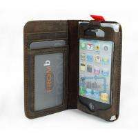 Luxury Fashion BookBook Leather Wallet FLIP Case Cover for iPhone 4S 4 