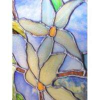NEW Privacy Stained Glass Window Film Tint Flower Decor  