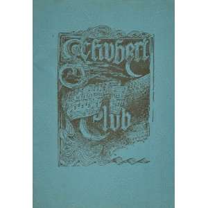  Schubert Club Concert Program, Fourth Season, First 
