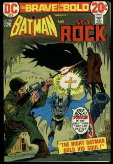 BRAVE AND THE BOLD #108 BATMAN SGT. ROCK  