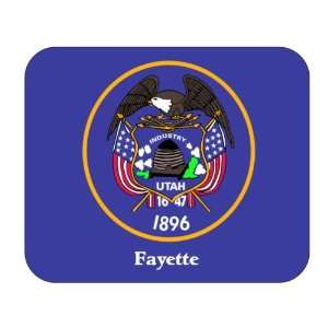  US State Flag   Fayette, Utah (UT) Mouse Pad Everything 