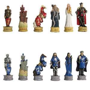  Legend of King Arthur Polystone Chess Pieces Toys & Games