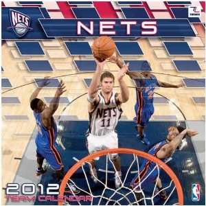  New Jersey Nets 2012 Team Wall Calendar
