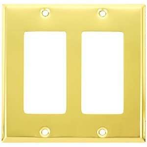 Push Button Switch Plate Covers. Classic Double Gang GFI Cover Plate 
