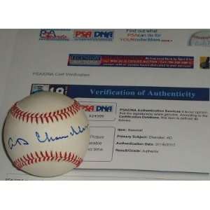  Autographed Happy Chandler Ball   AB Commissioner PSA DNA 