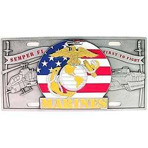    Military 3D Logo License Plate, Logo Air Force Automotive