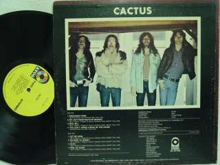 CACTUS   S/T LP (1st US Pressing, GB matrix, Debut Album)  