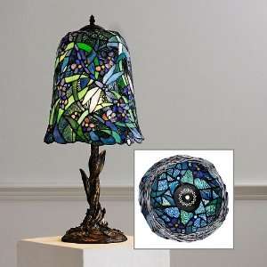  Tiffany Style Blue Mood Dragonfly Table Lamp