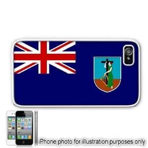  Montserrat Flag Apple Iphone 4 4s Case Cover White 
