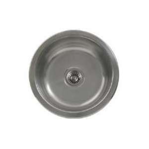   Stainless Steel Noah s Collection Large Round Bowl Drop In Sink WHNDB1