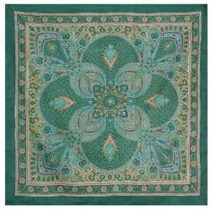   Indian Paisley Print   Hippie Style   Green, Blue & Tan Toys & Games