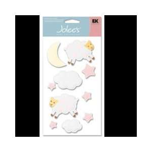  Jolees Boutique Baby Themed Ornate Stickers, Pink Sheep 