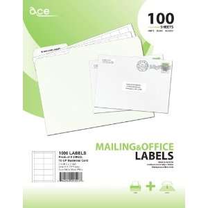  Label White Business Cards for Laser and Inkjet Printers, Avery 8371 