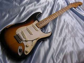 08 Fender Road Worn 50s Reissue Stratocaster 50s RI Strat Sunburst 