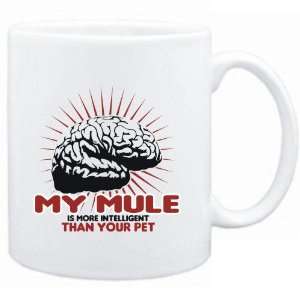 Mug White  My Mule is more intelligent than your pet  Animals 