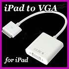   to VGA Adapter Cable w/ Audio ouput IP06 For iPad 1/2 iPhone 4