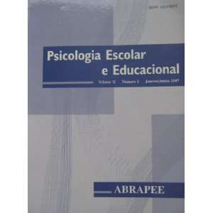  Psicologia Escolar e Educacional, Volume 11, Numero 1 